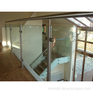 Glass Balustrade Frame Glass Railing Outdoor